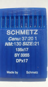 Agujas Schmetz 135x17 nº 130, 10 un