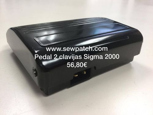 PEDAL SIGMA 2000, 2 clavijas