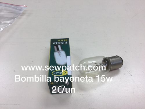 Bombilla Bayoneta 15w