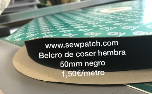 Belcro hembra 50mm negro , metro
