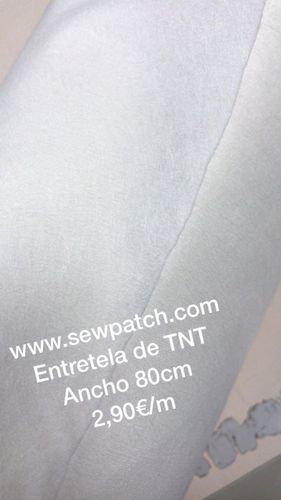 ENTRETELA TNT, ANCHO 80CM, METRO (desechable)